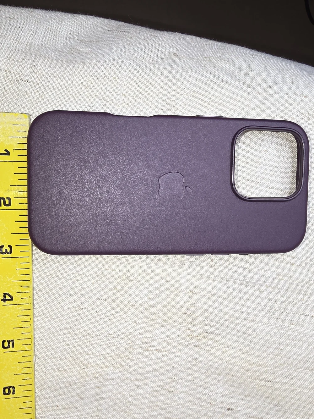 Apple iPhone 16 Pro Leather Case - Deep Plum